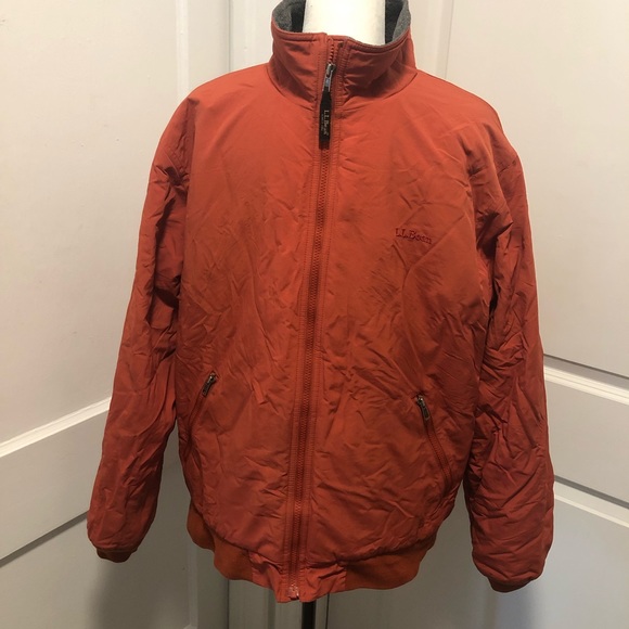L.L. Bean Jackets & Coats Ll Bean Mens Bomber Style Fleece Lined